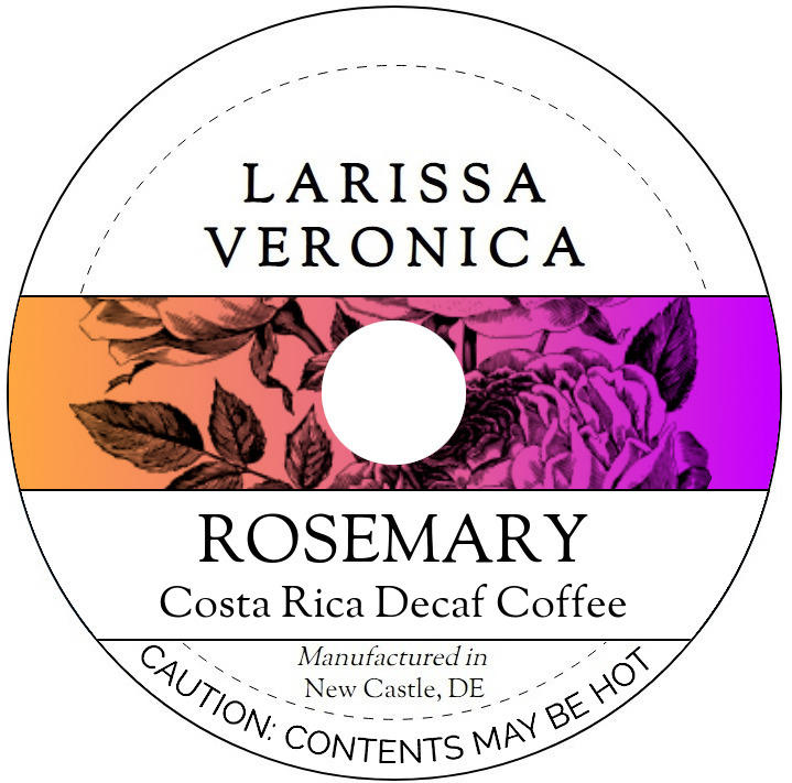 Rosemary Costa Rica Decaf Coffee <BR>(Single Serve K-Cup Pods)