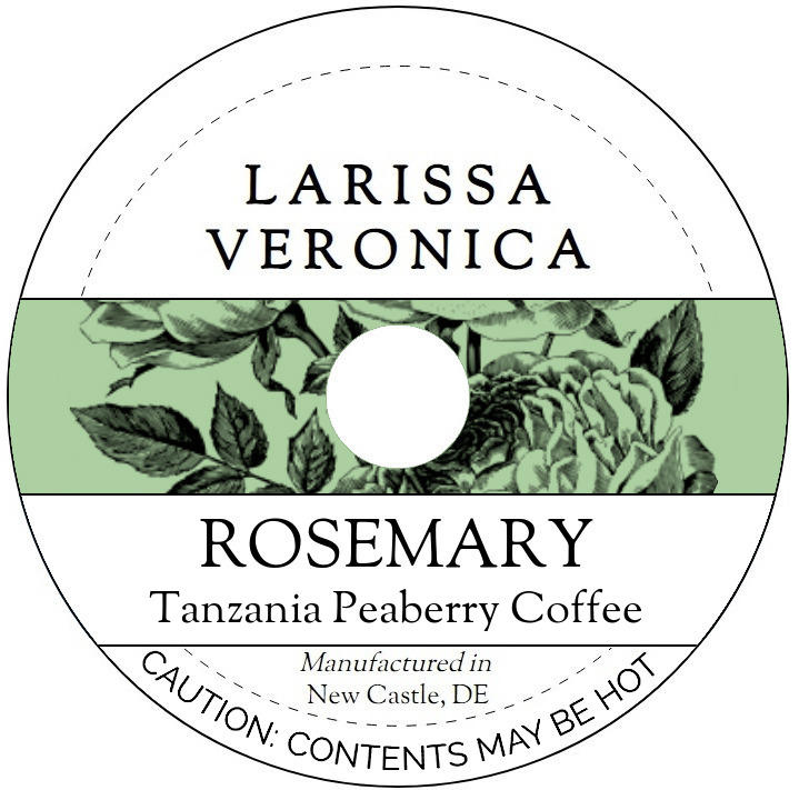Rosemary Tanzania Peaberry Coffee <BR>(Single Serve K-Cup Pods)