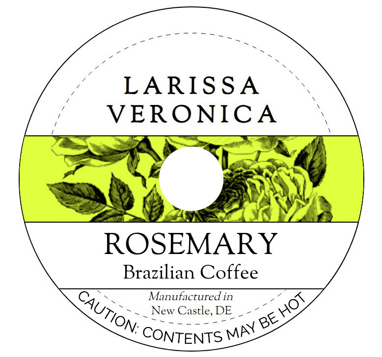 Rosemary Brazilian Coffee <BR>(Single Serve K-Cup Pods)