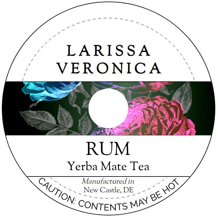 Rum Yerba Mate Tea <BR>(Single Serve K-Cup Pods)