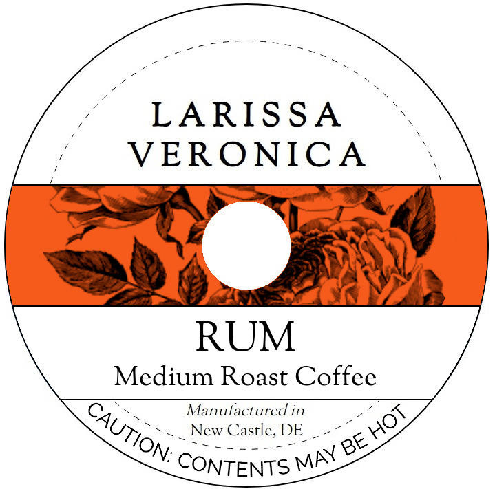 Rum Medium Roast Coffee <BR>(Single Serve K-Cup Pods)