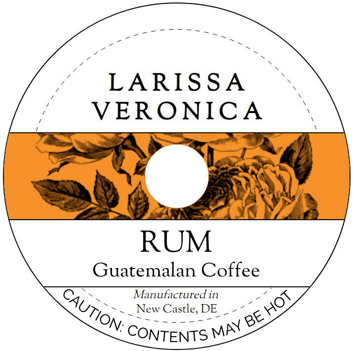 Rum Guatemalan Coffee <BR>(Single Serve K-Cup Pods)