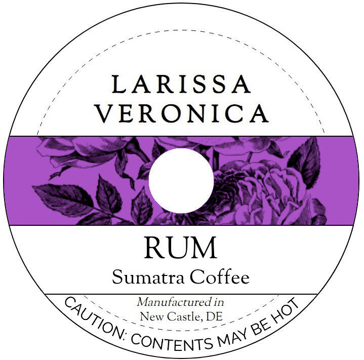 Rum Sumatra Coffee <BR>(Single Serve K-Cup Pods)