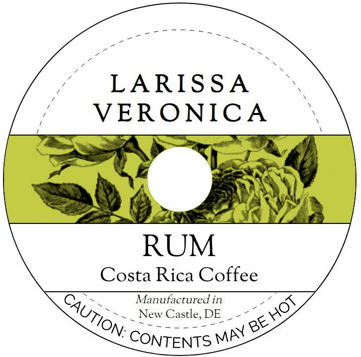 Rum Costa Rica Coffee <BR>(Single Serve K-Cup Pods)