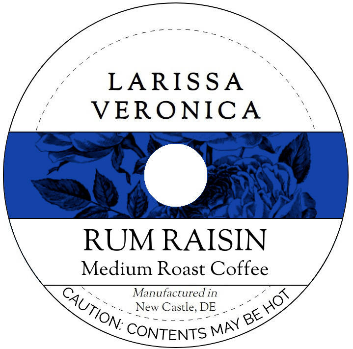 Rum Raisin Medium Roast Coffee <BR>(Single Serve K-Cup Pods)