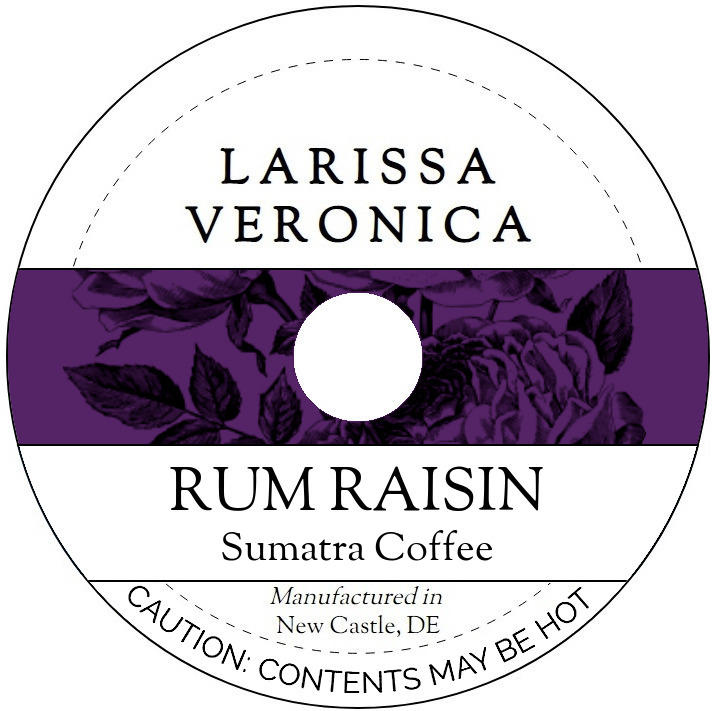 Rum Raisin Sumatra Coffee <BR>(Single Serve K-Cup Pods)