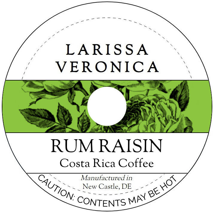 Rum Raisin Costa Rica Coffee <BR>(Single Serve K-Cup Pods)