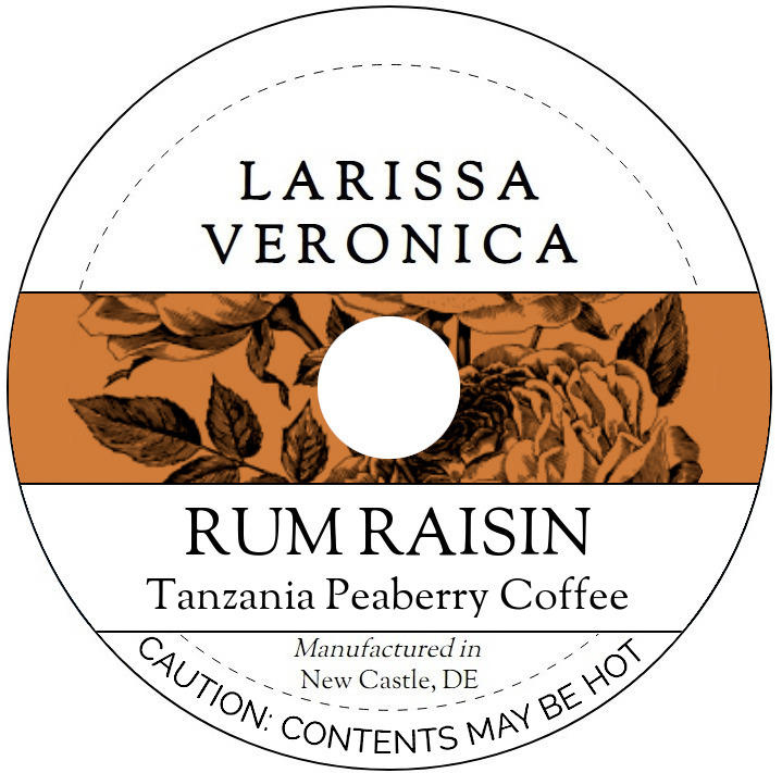 Rum Raisin Tanzania Peaberry Coffee <BR>(Single Serve K-Cup Pods)