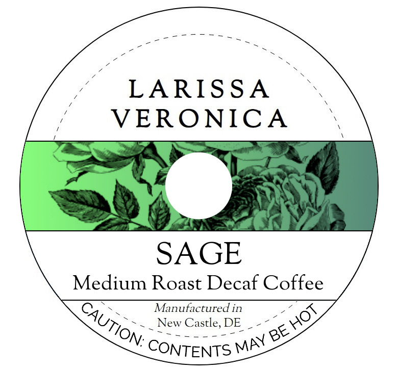 Sage Medium Roast Decaf Coffee <BR>(Single Serve K-Cup Pods)