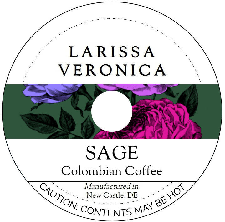 Sage Colombian Coffee <BR>(Single Serve K-Cup Pods)