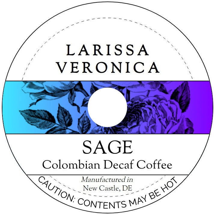 Sage Colombian Decaf Coffee <BR>(Single Serve K-Cup Pods)