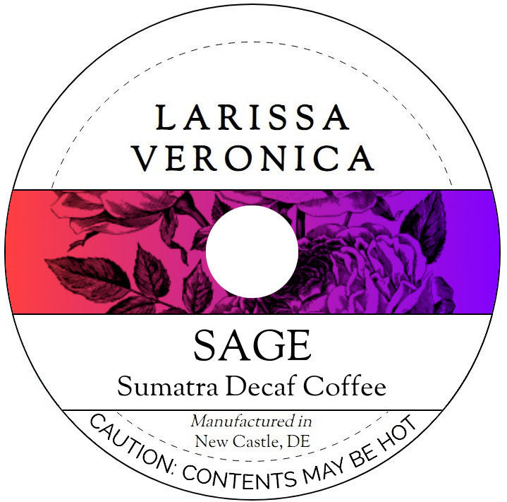 Sage Sumatra Decaf Coffee <BR>(Single Serve K-Cup Pods)