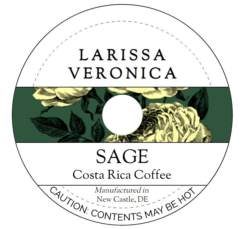Sage Costa Rica Coffee <BR>(Single Serve K-Cup Pods)