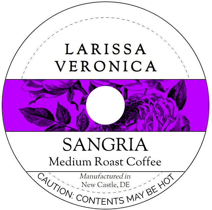 Sangria Medium Roast Coffee <BR>(Single Serve K-Cup Pods)