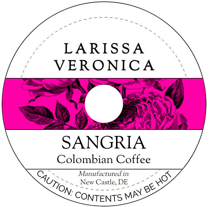 Sangria Colombian Coffee <BR>(Single Serve K-Cup Pods)