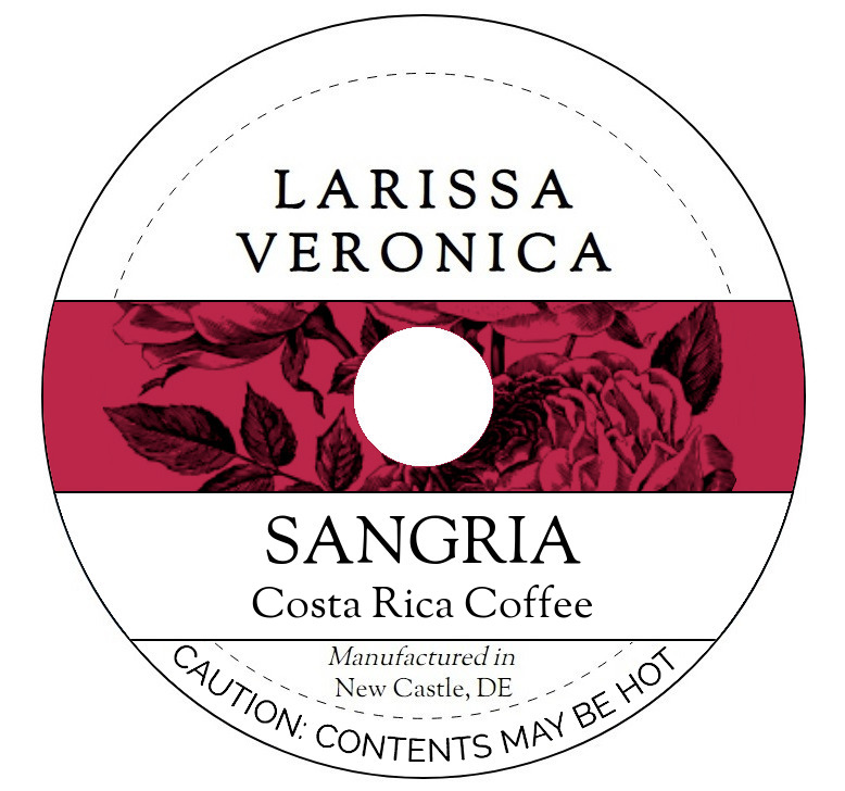 Sangria Costa Rica Coffee <BR>(Single Serve K-Cup Pods)