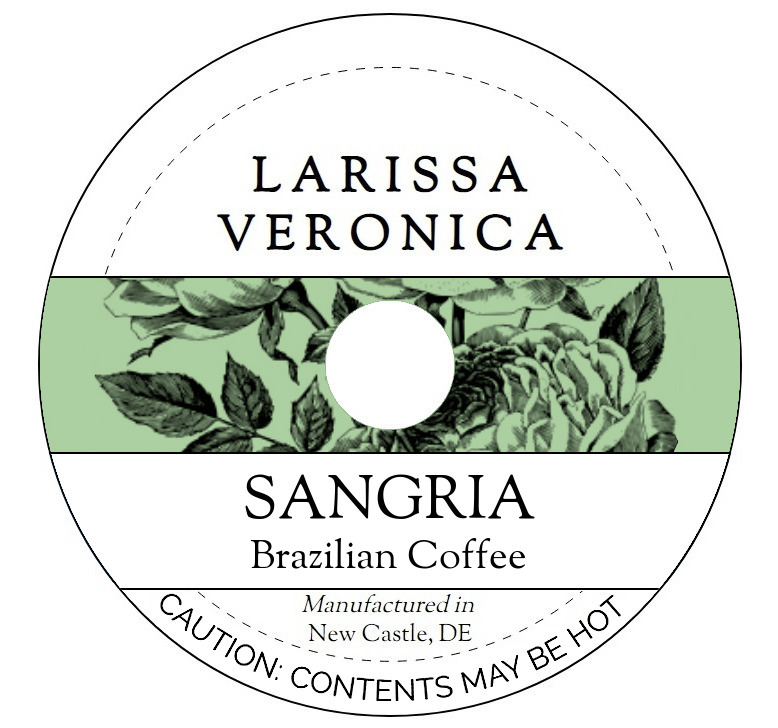 Sangria Brazilian Coffee <BR>(Single Serve K-Cup Pods)