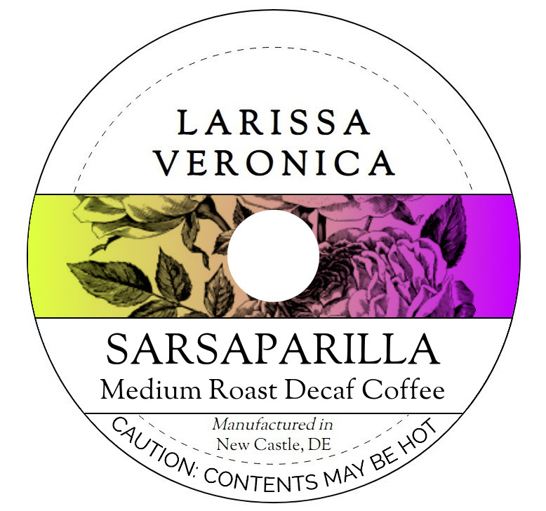 Sarsaparilla Medium Roast Decaf Coffee <BR>(Single Serve K-Cup Pods)