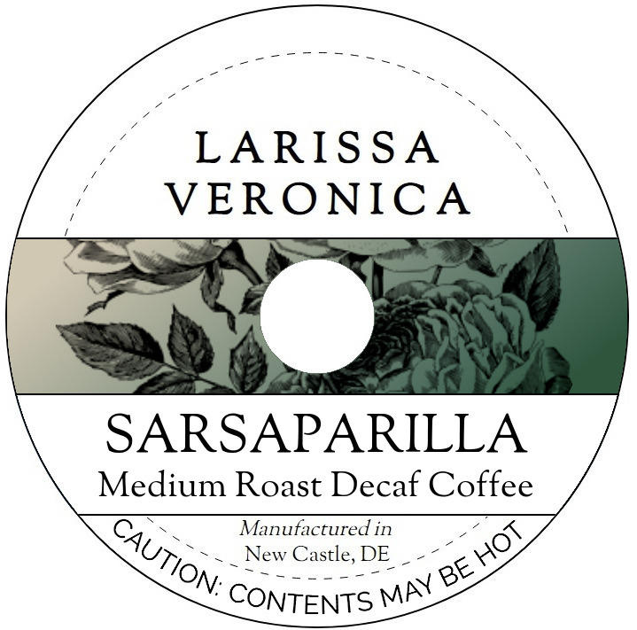 Sarsaparilla Medium Roast Decaf Coffee <BR>(Single Serve K-Cup Pods)