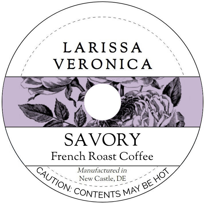 Savory French Roast Coffee <BR>(Single Serve K-Cup Pods)