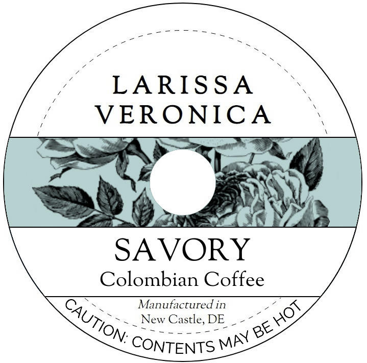 Savory Colombian Coffee <BR>(Single Serve K-Cup Pods)