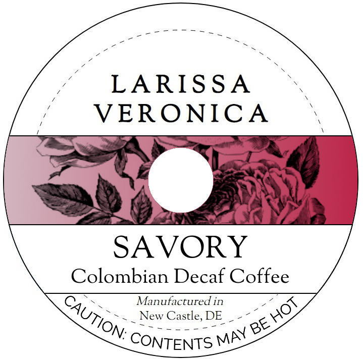 Savory Colombian Decaf Coffee <BR>(Single Serve K-Cup Pods)