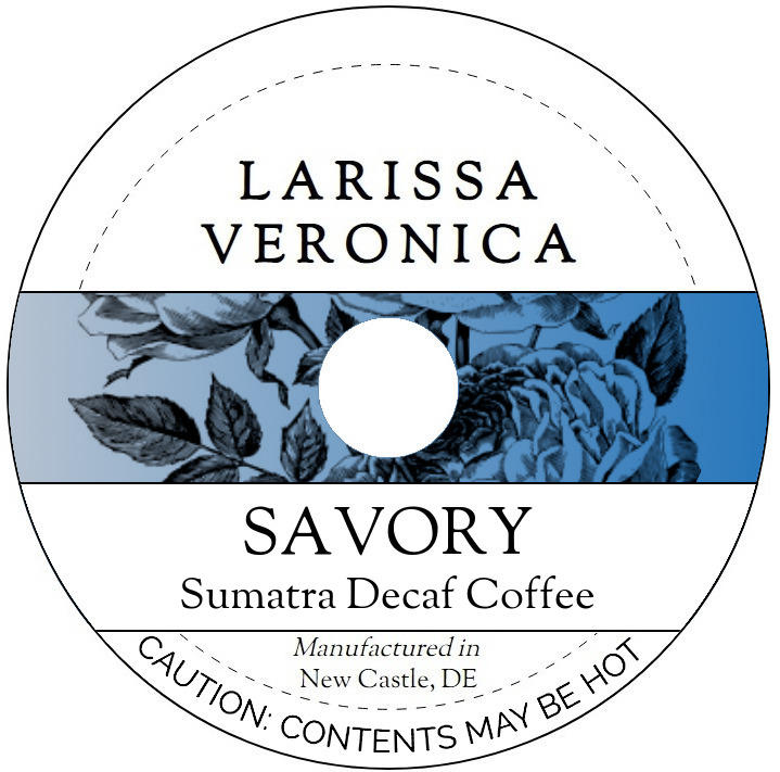 Savory Sumatra Decaf Coffee <BR>(Single Serve K-Cup Pods)