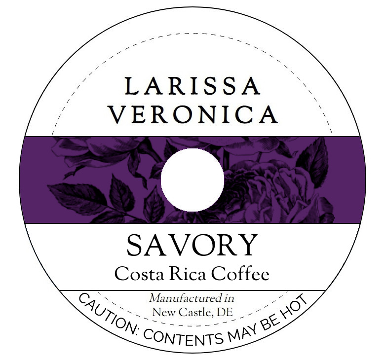 Savory Costa Rica Coffee <BR>(Single Serve K-Cup Pods)