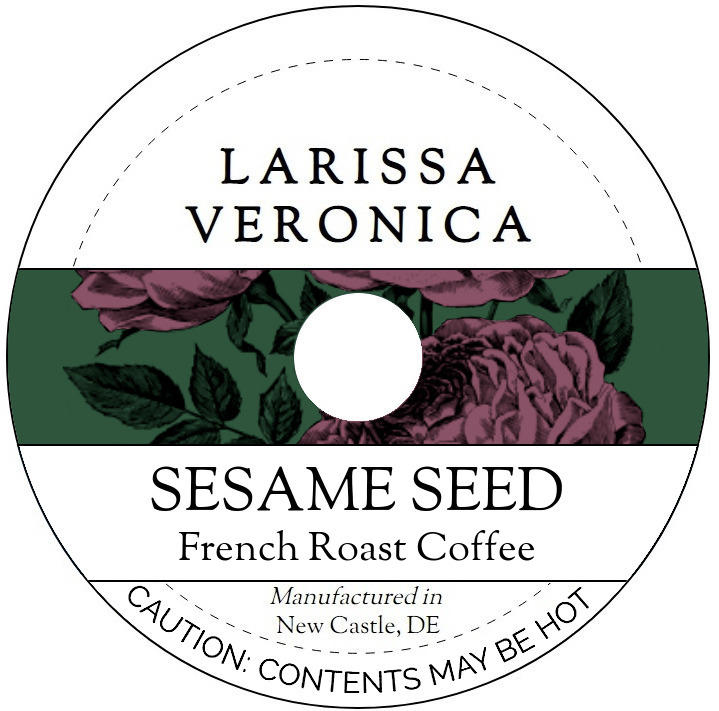 Sesame Seed French Roast Coffee <BR>(Single Serve K-Cup Pods)
