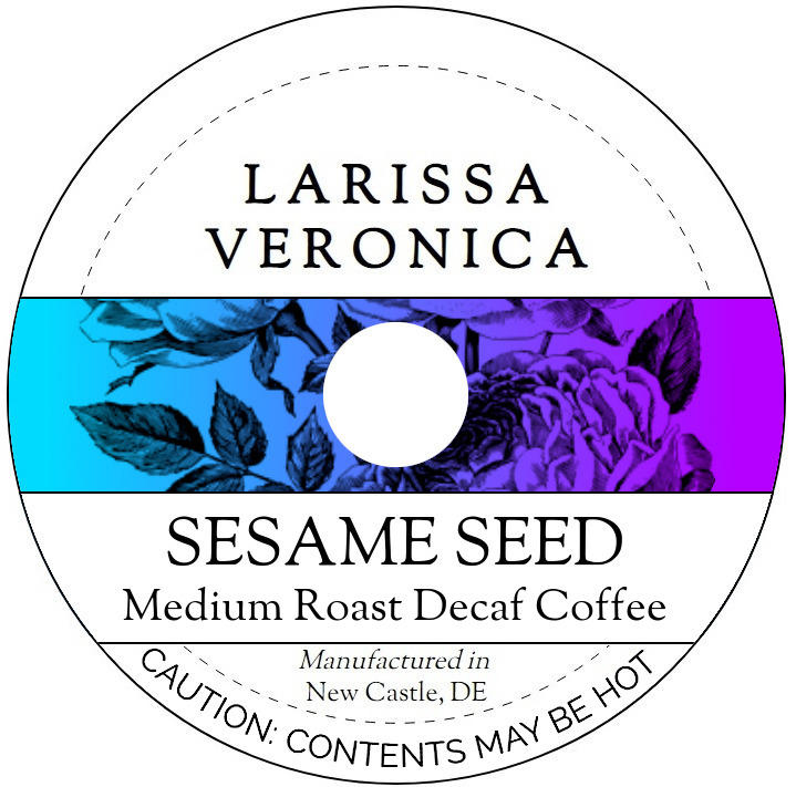 Sesame Seed Medium Roast Decaf Coffee <BR>(Single Serve K-Cup Pods)