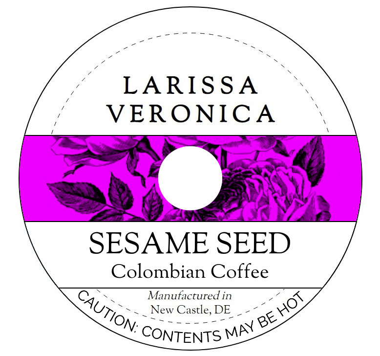Sesame Seed Colombian Coffee <BR>(Single Serve K-Cup Pods)