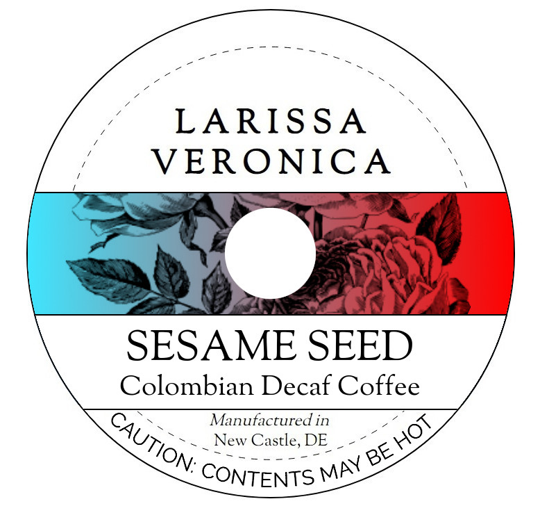Sesame Seed Colombian Decaf Coffee <BR>(Single Serve K-Cup Pods)