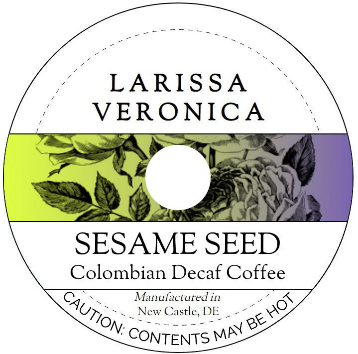 Sesame Seed Colombian Decaf Coffee <BR>(Single Serve K-Cup Pods)