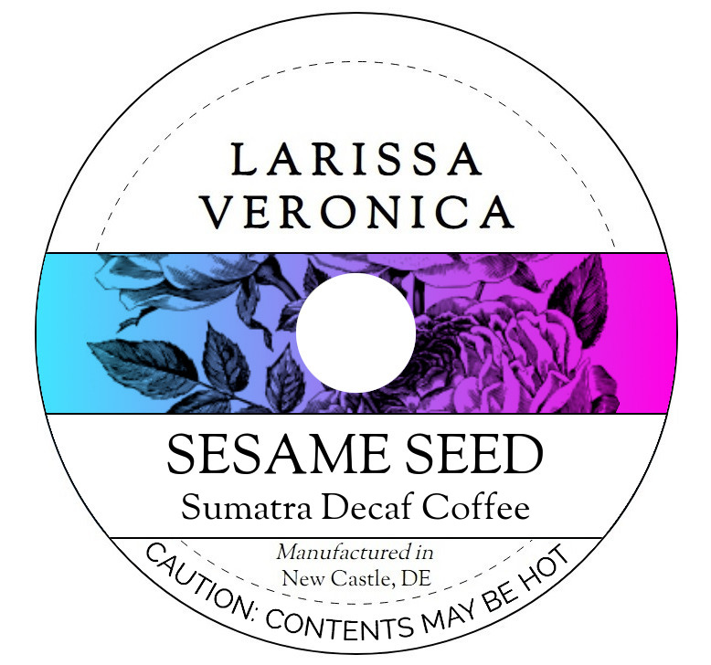 Sesame Seed Sumatra Decaf Coffee <BR>(Single Serve K-Cup Pods)