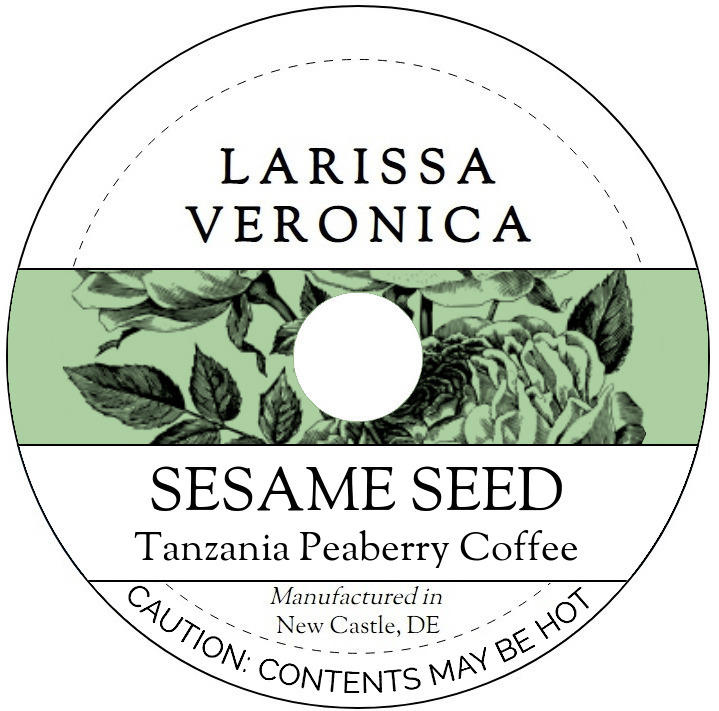 Sesame Seed Tanzania Peaberry Coffee <BR>(Single Serve K-Cup Pods)