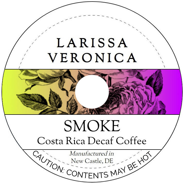 Smoke Costa Rica Decaf Coffee <BR>(Single Serve K-Cup Pods)