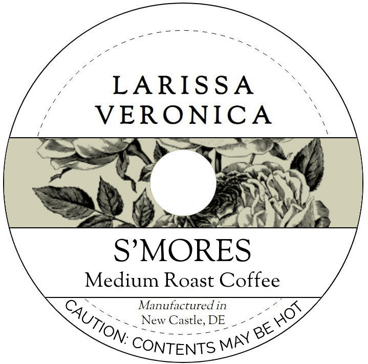 S'mores Medium Roast Coffee <BR>(Single Serve K-Cup Pods)