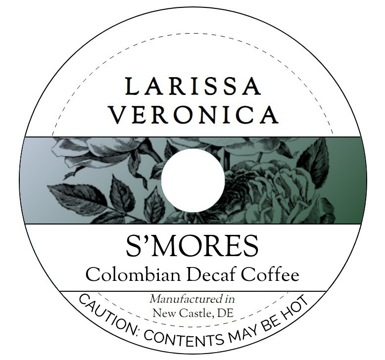 S'mores Colombian Decaf Coffee <BR>(Single Serve K-Cup Pods)