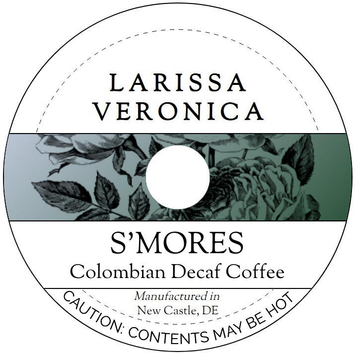 S'mores Colombian Decaf Coffee <BR>(Single Serve K-Cup Pods)