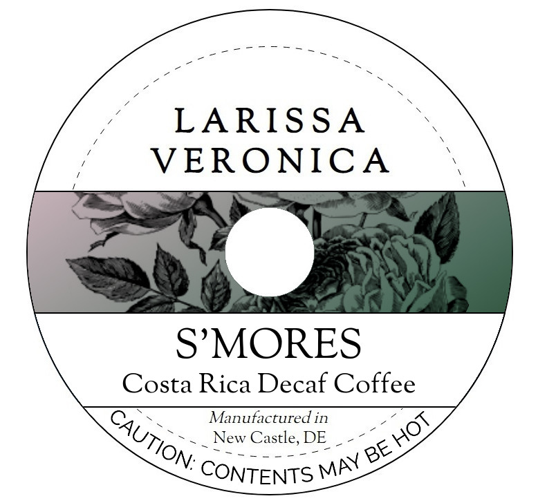 S'mores Costa Rica Decaf Coffee <BR>(Single Serve K-Cup Pods)