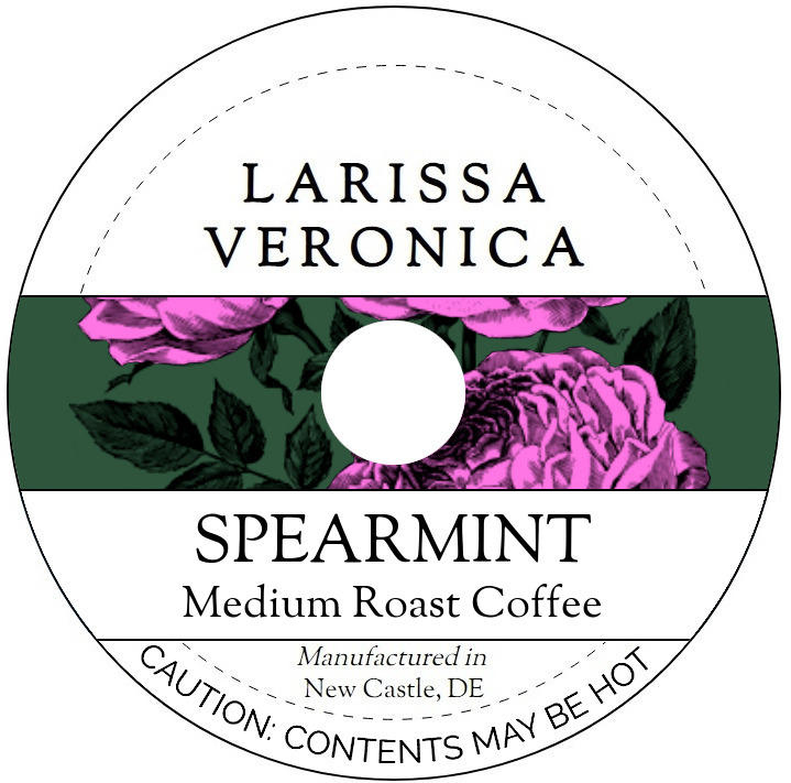 Spearmint Medium Roast Coffee <BR>(Single Serve K-Cup Pods)