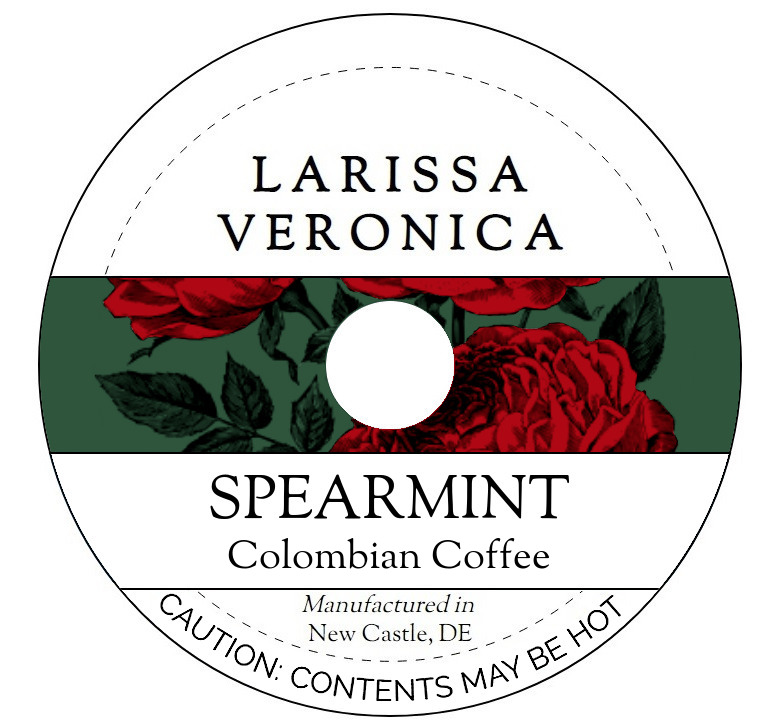 Spearmint Colombian Coffee <BR>(Single Serve K-Cup Pods)
