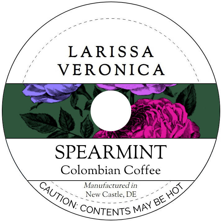 Spearmint Colombian Coffee <BR>(Single Serve K-Cup Pods)