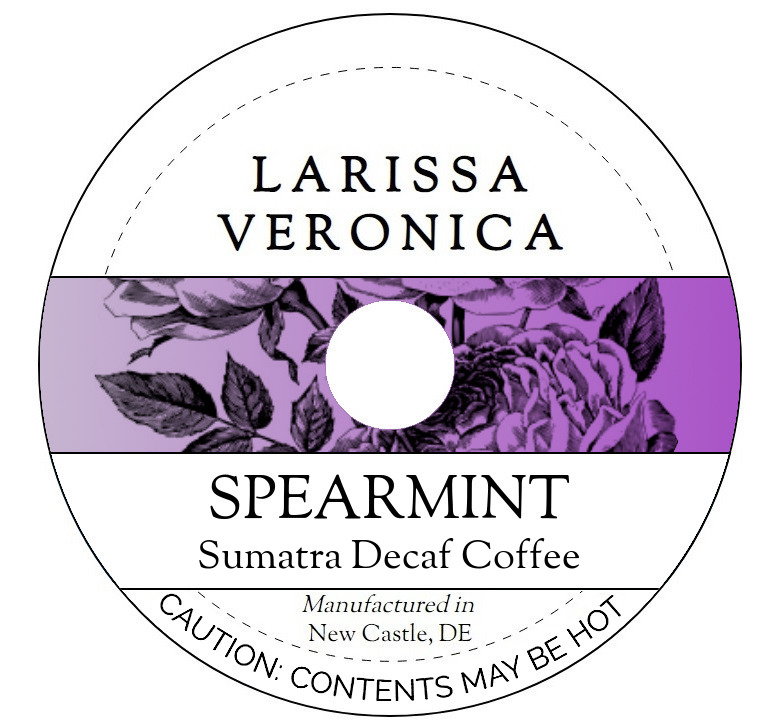 Spearmint Sumatra Decaf Coffee <BR>(Single Serve K-Cup Pods)