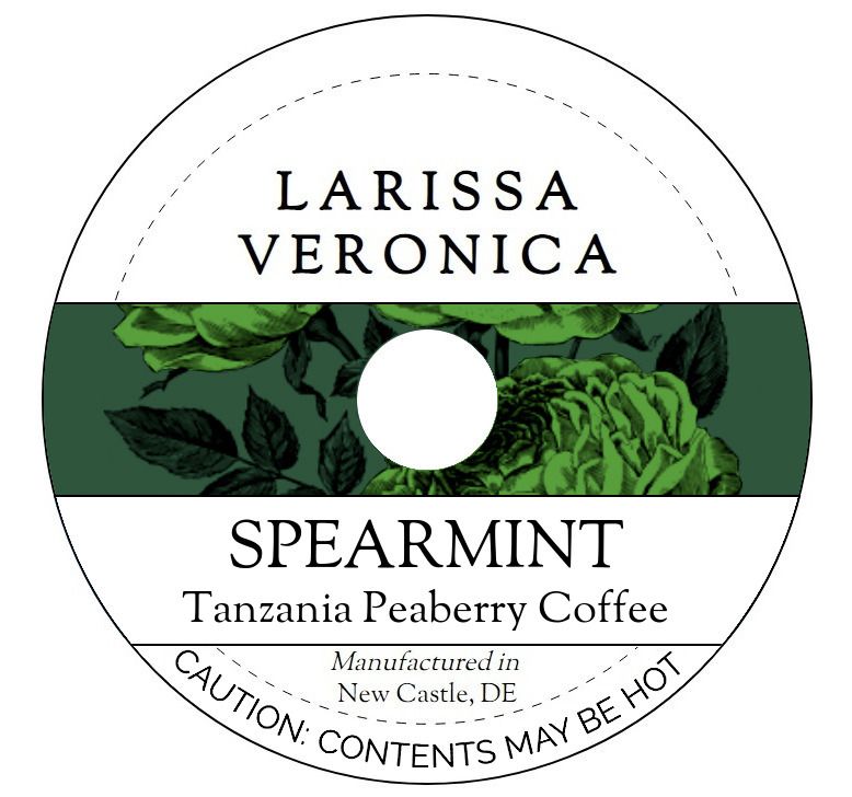Spearmint Tanzania Peaberry Coffee <BR>(Single Serve K-Cup Pods)