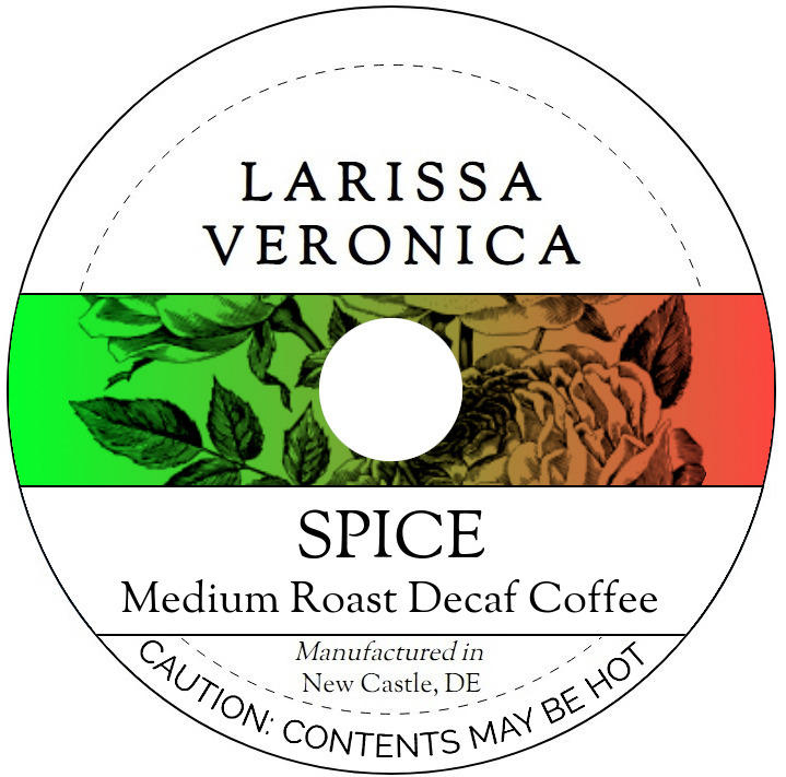 Spice Medium Roast Decaf Coffee <BR>(Single Serve K-Cup Pods)