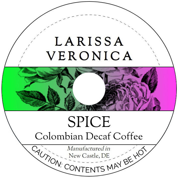 Spice Colombian Decaf Coffee <BR>(Single Serve K-Cup Pods)