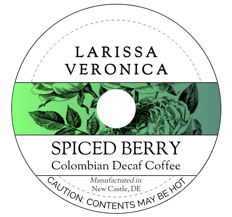 Spiced Berry Colombian Decaf Coffee <BR>(Single Serve K-Cup Pods)