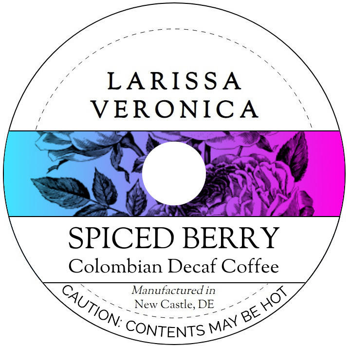 Spiced Berry Colombian Decaf Coffee <BR>(Single Serve K-Cup Pods)