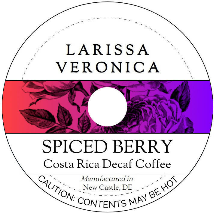 Spiced Berry Costa Rica Decaf Coffee <BR>(Single Serve K-Cup Pods)